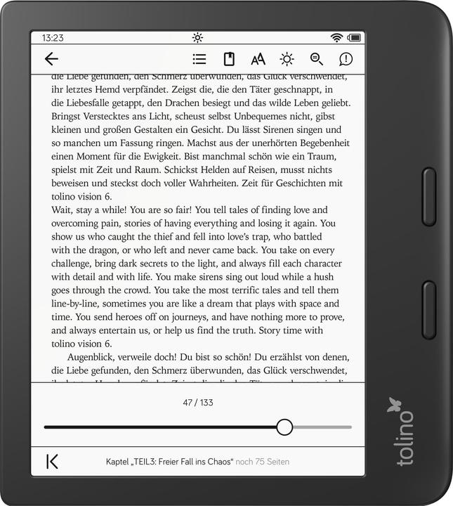 tolino vision 6 (7", 16 Go, Noir)