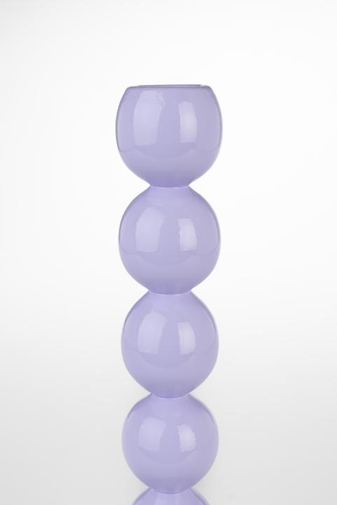 Produktbild Zuiver Candle Holder Bubbles One Shiny Lila (10 x 10 x 26 cm)