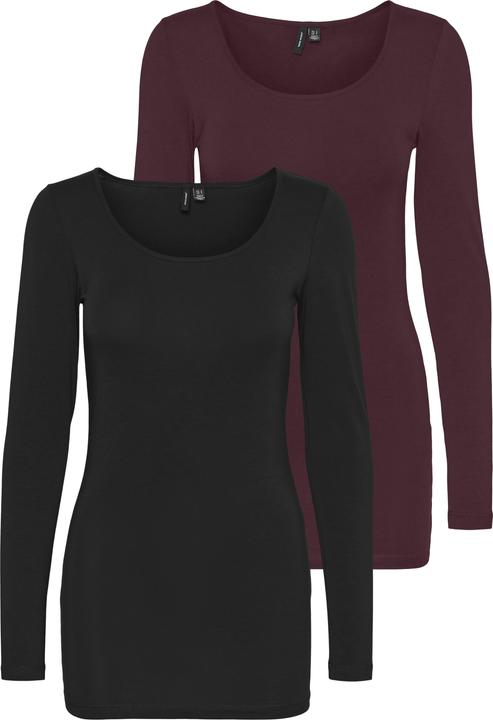 Image du produit Vero Moda Lot de 2 blouses à manches longues (XL)