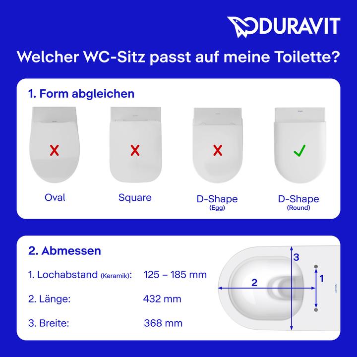 Image du produit Duravit Assortiment de sièges de WC universels Siège de WC