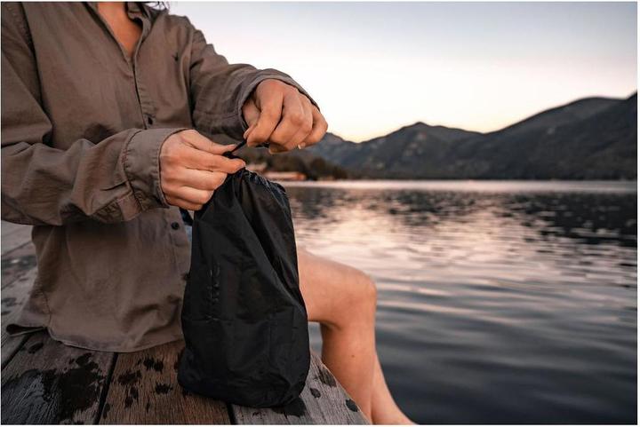 Actual product image Matador Droplet waterproof keychain folding bag