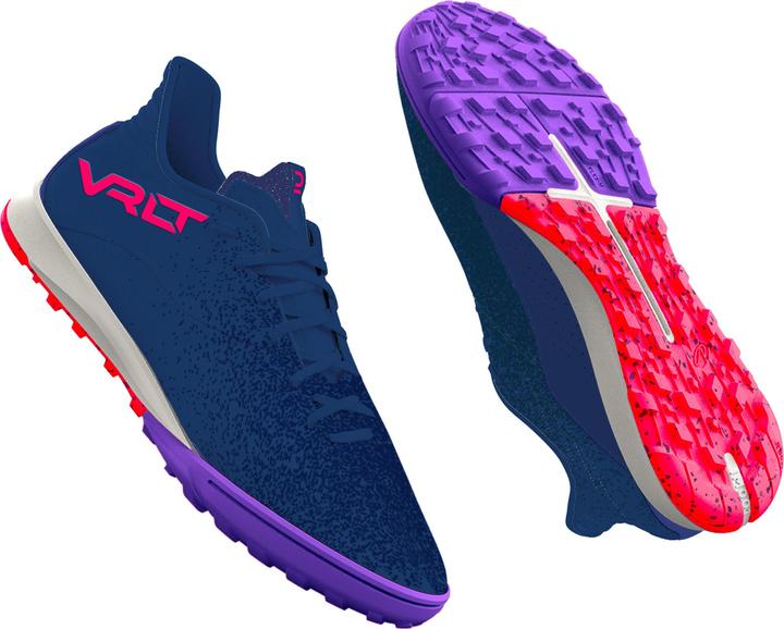 Immagine prodotto Kipsta Damen/Herren Fussball Multinockenschuhe Turf - Viralto I TF violett/blau (40)
