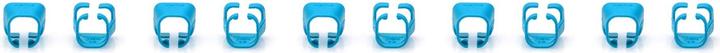 Produktbild Digitus Farbclips für RJ45-Kabel Farbe Blau, 100 Stück Packung