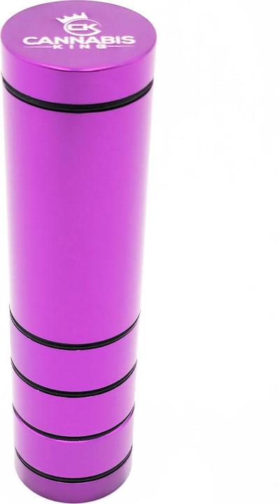 Cannabis King CK Aluminium Grinder Tube Purple