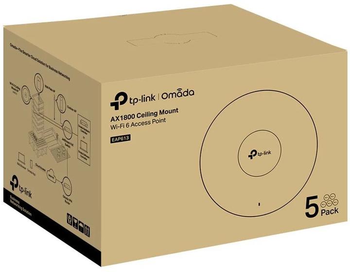 Actual product image TP-Link AP AX1800 Ceiling Mount EAP613(5-pack) (1200 Mbit/s)