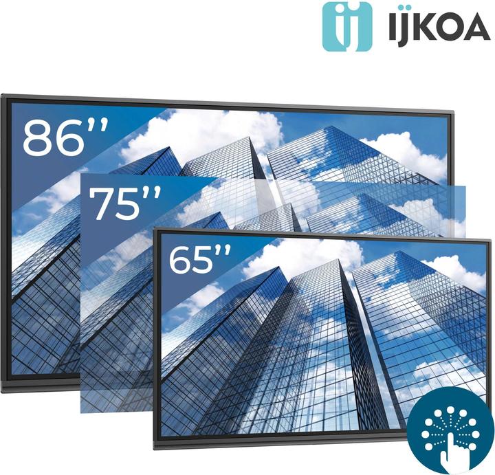 Image du produit Ijkoa 75" Pro MFP 4K, Android 9, 4GB, support mural inclus (75")