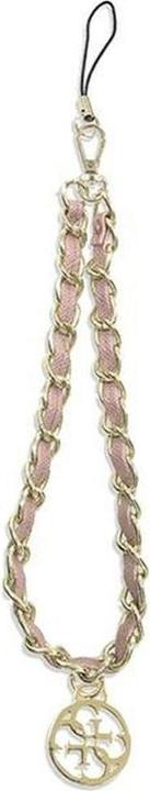 Guess zawieszka GUSTSAS4P Phone Strap różowy/pink Chain Metal 4G Charm