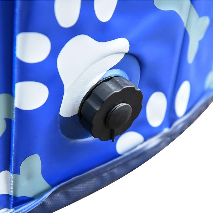 Produktbild Swisshandel24 Hundebadewanne Hundepool Badewanne Swimmingpool Wasserbecken für Hunde und Katzen faltbar Ø160 x 30H (Hundepool)