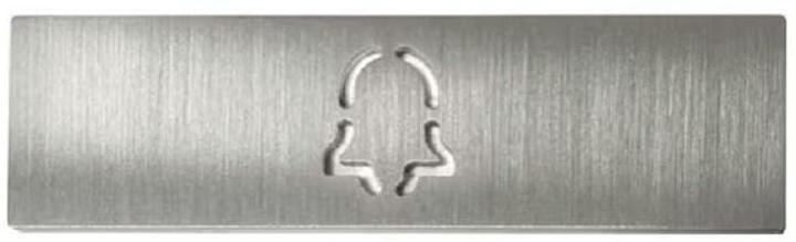 Image du produit Doorbird Badge Cloche pour D11x Bouton d'appel Acier inoxydable V4A