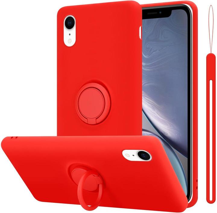 Actual product image Cadorabo Bumper TPU Liquid Ring Silicone Case (Apple iPhone XR)