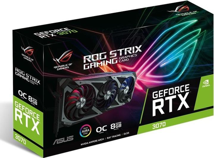 Image du produit ASUS GeForce ROG STRIX RTX 3070 O8G-GAMING (8 Go)