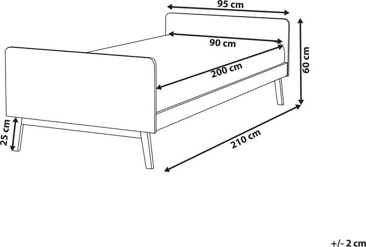 Actual product image Beliani Bonnac (90 x 200 cm)