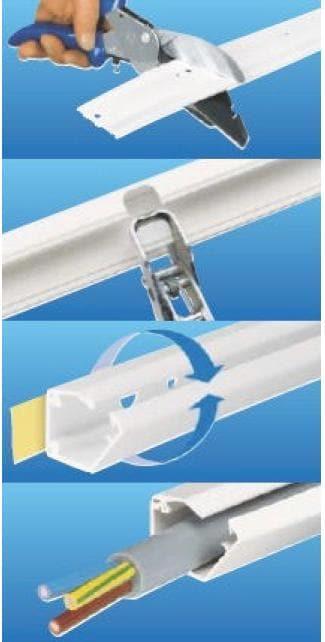 Image du produit Hager Tehalit canal à rouleaux LFR15015, 16x16mm, 20m (Conduit, 2000 cm)