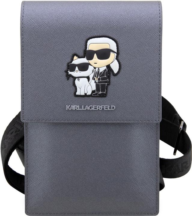Produktbild Karl Lagerfeld Torebka KLWBSAKCPMG srebrny/silver Saffiano Karl & Choupette