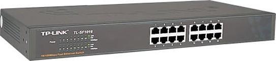 Immagine prodotto TP-Link TL-SF1016, switch a 16 porte 10/100 Mbps montato in rack (16 Porti)