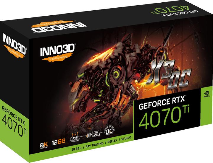 Image du produit Inno3D GeForce RTX 4070 Ti X3 OC (12 Go)