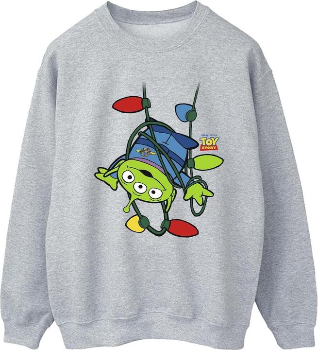 Disney Toy Story Christmas Lights Aliens Sweatshirt (XL)