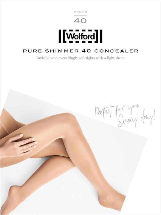 Immagine prodotto Wolford Pure Shimmer 40 Collant, colore 4365 gobi, taglia 42-44 (40 DEN, 42 - 44)