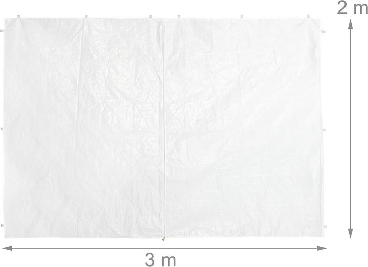 Actual product image Relaxdays 6x pavilion side wall (10 cm, 300 cm)