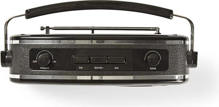 Produktbild Nedis Retro RDFM5000BK Radio schwarz (FM, AM)