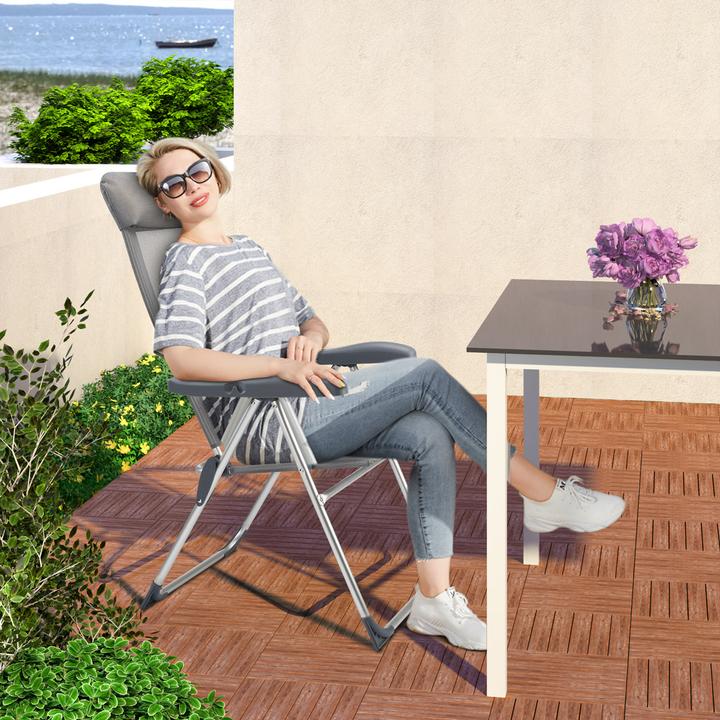 Actual product image Casaria Set of 2 garden chairs