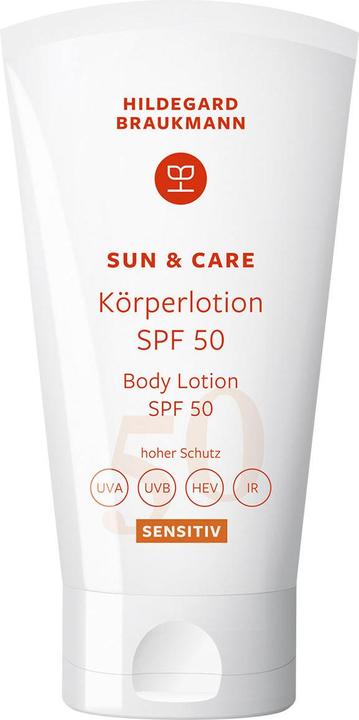 Hildegard Braukmann sun & care Sensitiv Körperlotion SPF 50 (Sonnenlotion, SPF 50, 150 ml, 150 g)