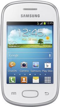 Produktbild Samsung S5280 Galaxy Star (4 GB, Ceramic White, 3", 2 Mpx, 2G)