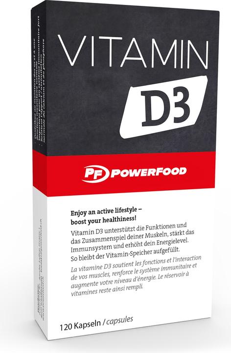 Actual product image PowerFood One Vitamin D3 (120 Piece, Pills, 522 g)