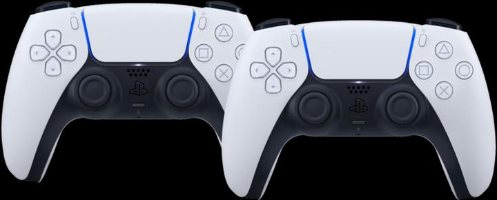 Sony PlayStation 5 Dualsense Wireless Controller White Duo Pack (PS5)