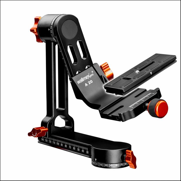 Produktbild Walimex pro pro Gimbal Head A20 Aluminium (3-Wege-Neiger)