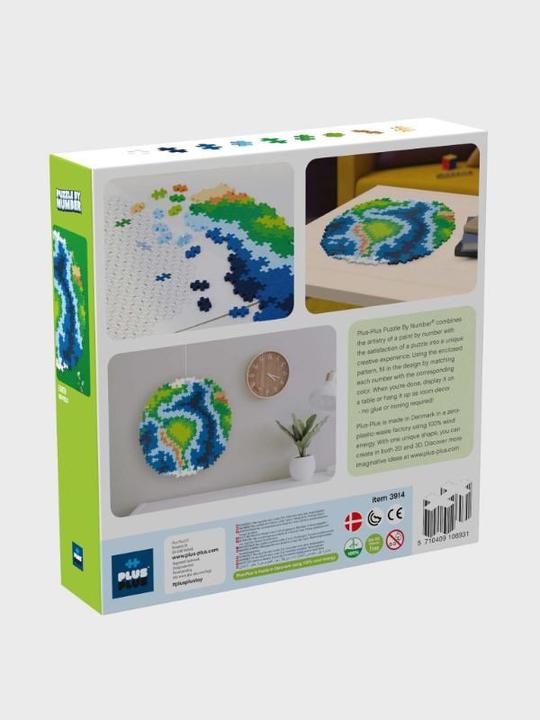 Image du produit Plus-Plus Puzzle By Number Earth 800pcs - (3914) (800 pièces)