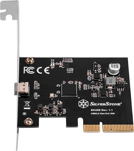 Image du produit Silverstone SST-ECU06, Carte d'interface USB-C 3.2 Gen 2x2 - PCIe