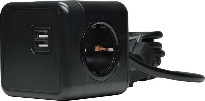 Produktbild MicroConnect Power Cube Duo USB & Power, 3m (3 x, CEE 7/3, 3 m)
