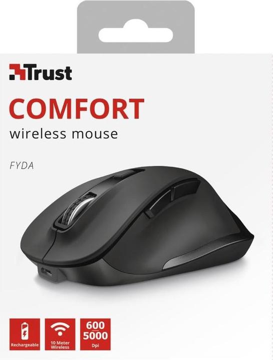 Immagine prodotto Trust Fyda Mouse destro RF senza fili ottico 2400 DPI (Senza fili)