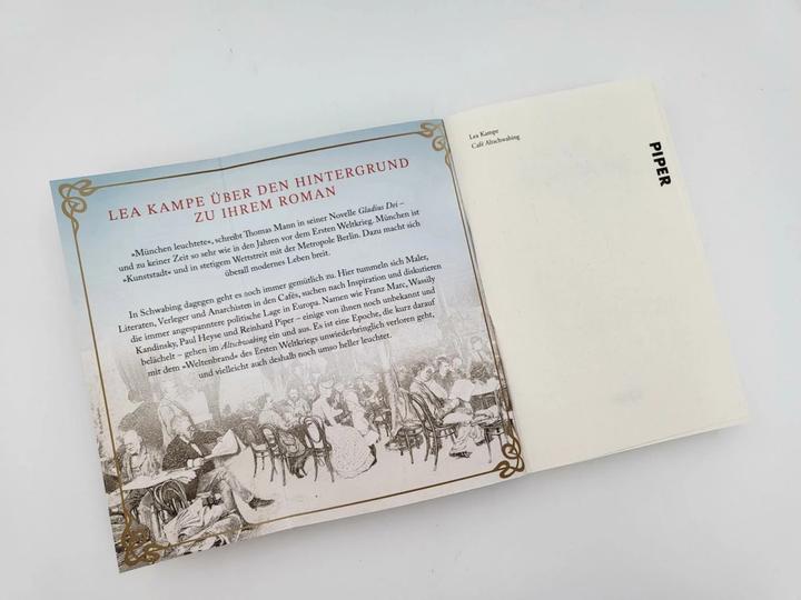 Actual product image Café Altschwabing (German, Lea Kampe, 2023)