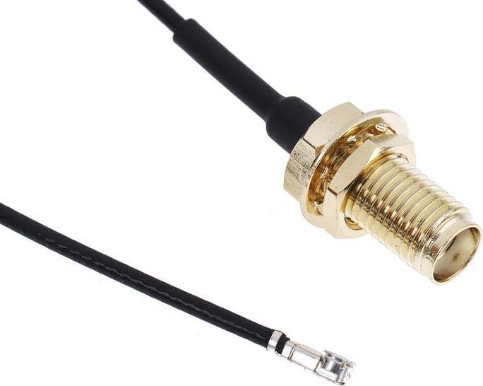 Actual product image Rs Pro SMA - UFL RF coax cable assembly, 150mm (Antenna cable)