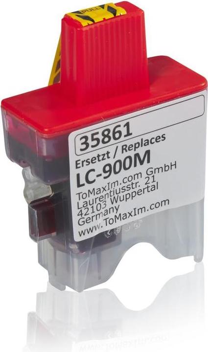 Actual product image Inkadoo Ink Cartridges Compatible with Brother LC-900M XL Ink Cartridge, magenta Magenta (M)