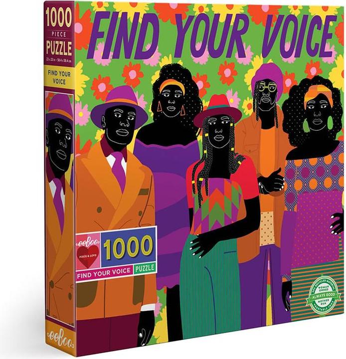 Produktbild Eeboo Puzzle 1000 pcs - Find Your Voice (EPZTFRV) (1000 Teile)