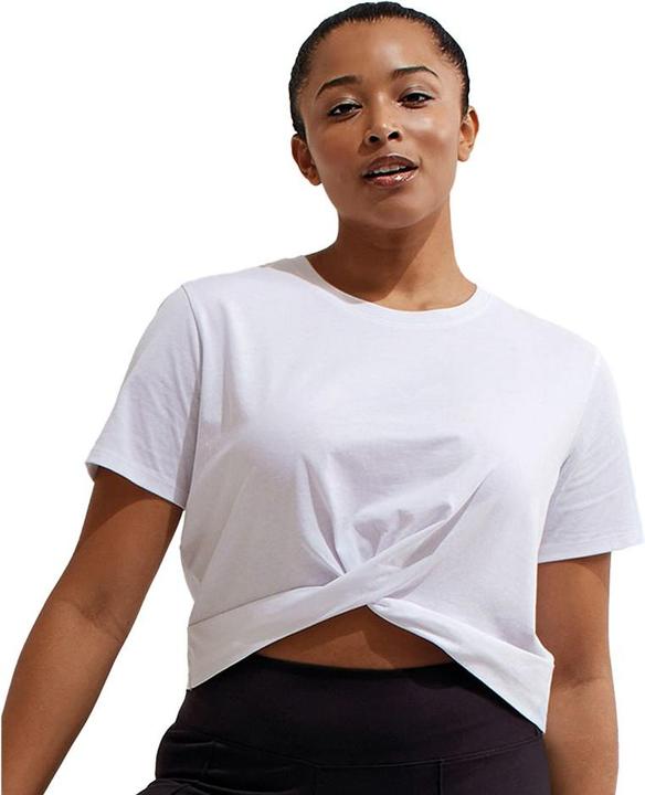Actual product image Tri Dri Womens/Ladies Twisted Crop Top (40)