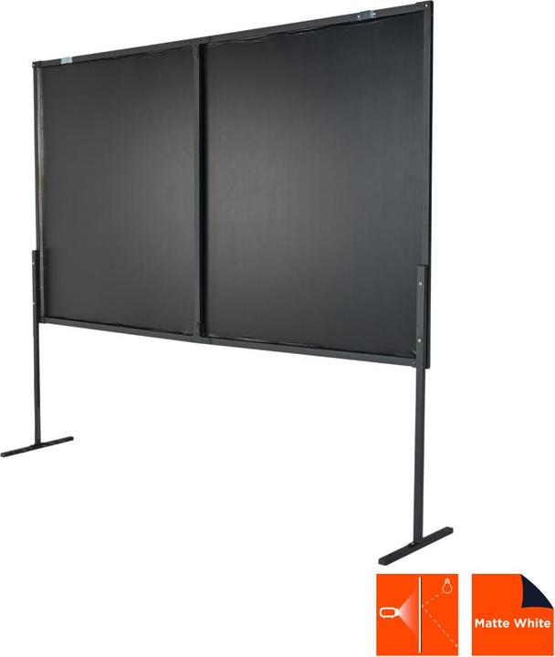 Produktbild Celexon basic line Faltrahmenleinwand 16:9, 80" - Rahmen-Leinwand, Heimkino- und Outdoor-Leinwand, F (80", 16:9)