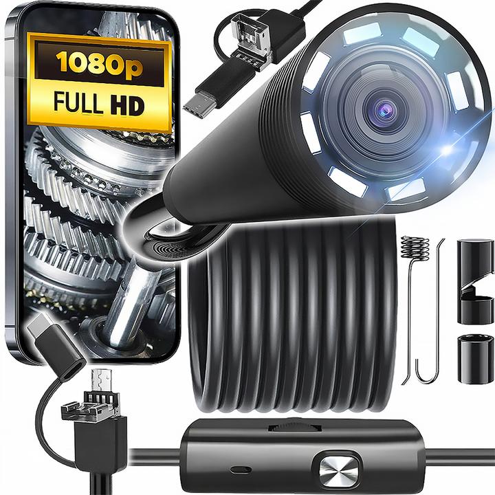 Image du produit Lasmex ENDOSCOPE CAMERA 2m LENS 8/7/5.5mm USB/C/MICRO LTC