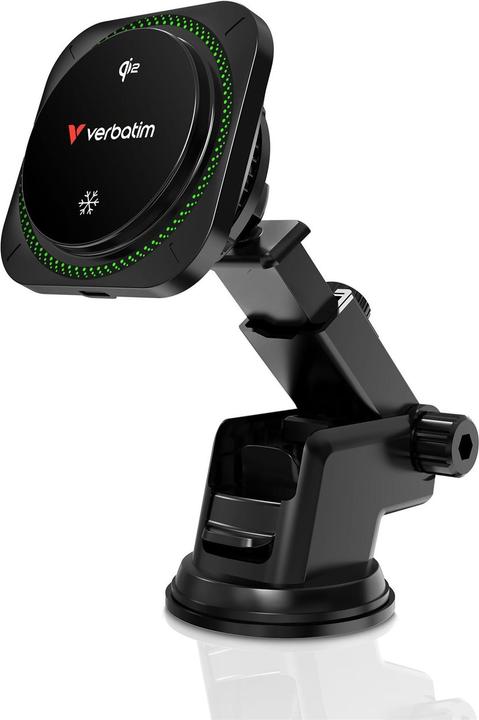 Verbatim Charge'n'Drive Magnetic Wirel.Car Charger Qi2 RGB 31860