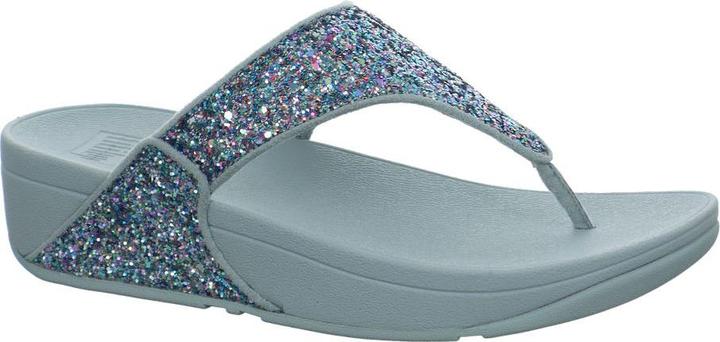 Actual product image Fitflop Lulu Multi Tonal Glitter Toe Post Sandals (39)