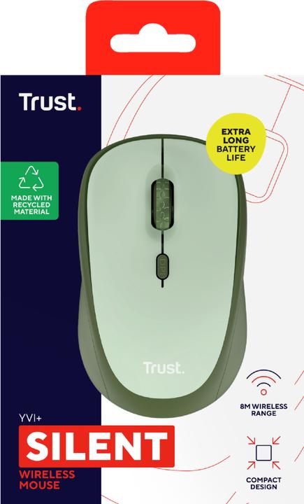 Produktbild Trust YVI+ Wireless Mouse green (Kabellos)