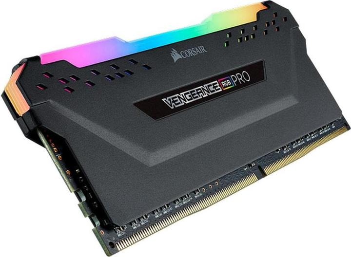 Image du produit Corsair DDR4, 3200MHz 8GB 1x8GB Dimm, Unbuffered, 16-20-20-38, XMP 2.0, VENGEANCE RGB PRO Black Heatspreader (1 x 8GB, 3200 MHz, RAM DDR4, DIMM)