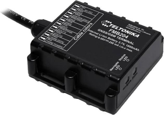Actual product image Teltonika FMB204 - Waterproof tracker with high-capacity interna Li-ion battery