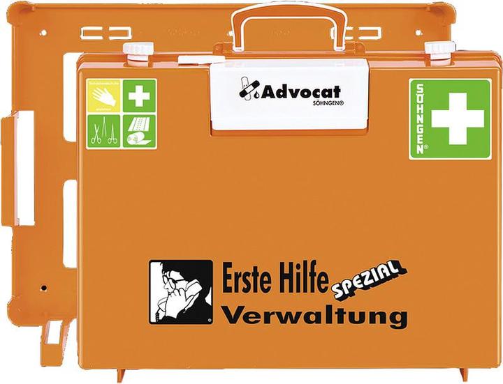 Söhngen First Aid Case Advocat Administration W400xH300xD150ca.mm orange (First aid set accessories)
