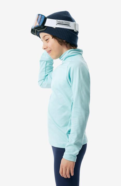 Immagine prodotto Wedze Camicia funzionale da sci per bambini a collo alto - BL 500 turchese (122)