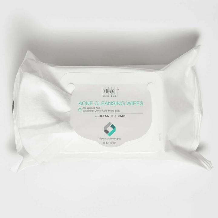 Actual product image Obagi Medical Obagi SuzanObagiMD On The Go cleansing wipes for oily acne prone skin 25pcs (Cleaning cloths)