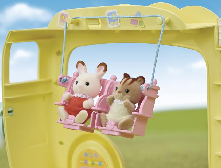 Actual product image Sylvanian Families Rainbow Fun Nursery Bus